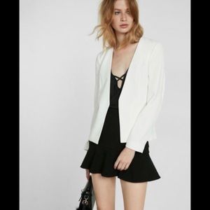 Express Cream Cut Away Blazer - NWOT
